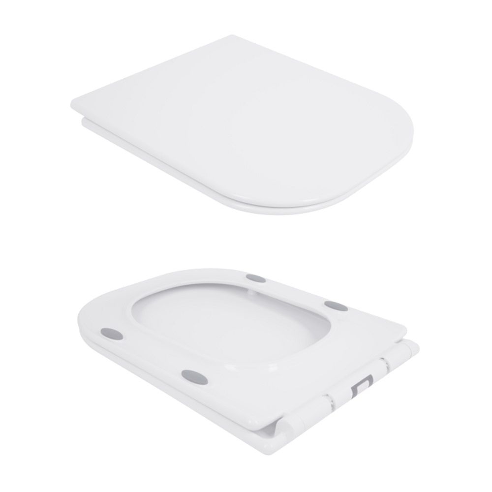 Унітаз підлоговий Nando Rimless (620x345x800мм) QT12221222AW QTAP
