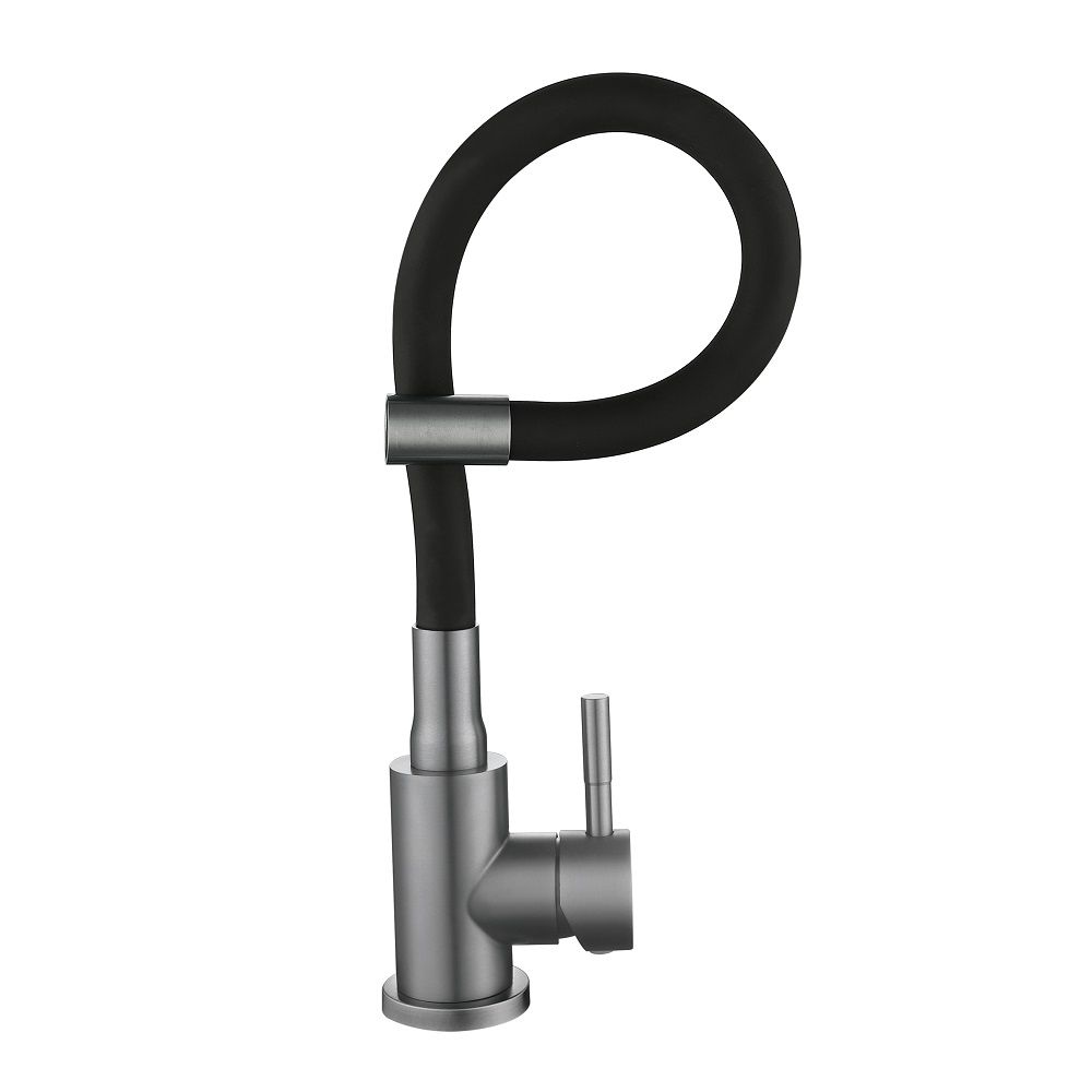 Змішувач для кухні Aria 015F3 Graphit PVD Black LIDZ