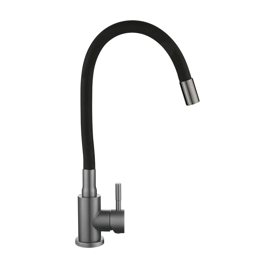 Змішувач для кухні Aria 015F3 Graphit PVD Black LIDZ
