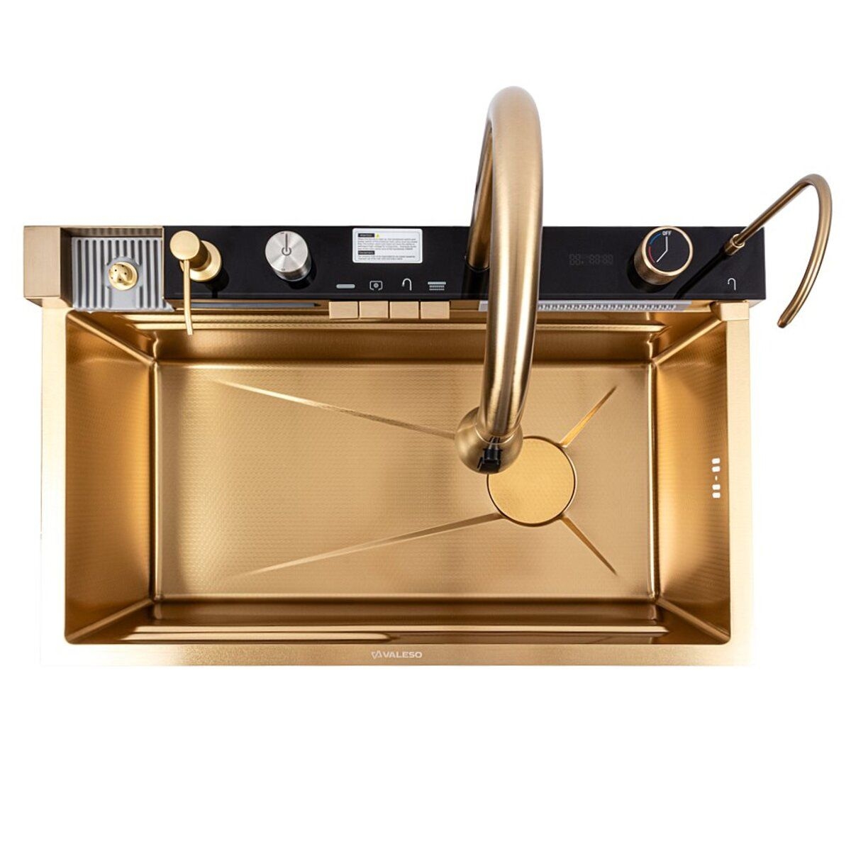 Мийка кухонна Handmade 7545 (3,0\1,0) PVD GOLD Decor VALESO