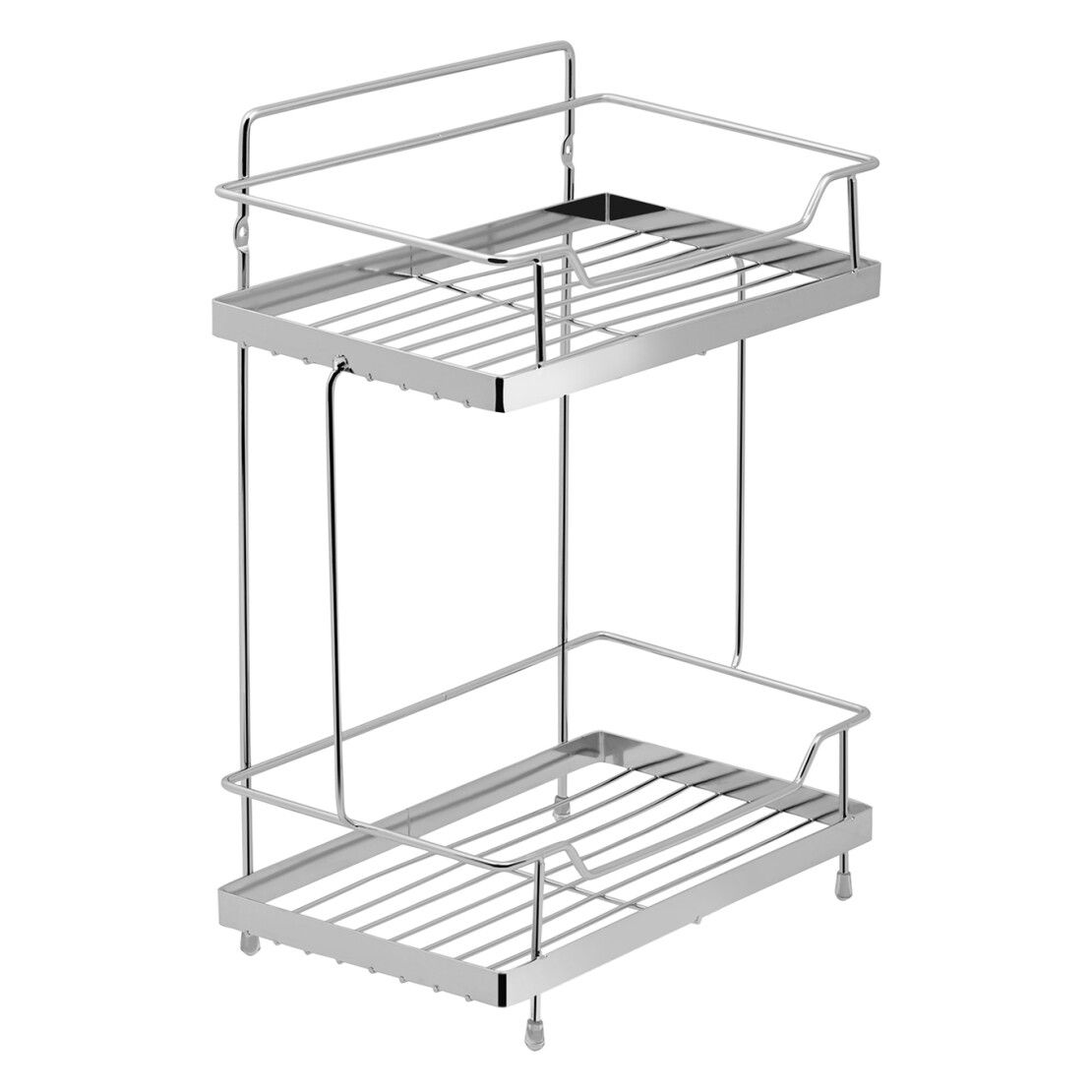 Поличка KRM Rizze-ACC330-2 (2-ярусна) Хром KRONER