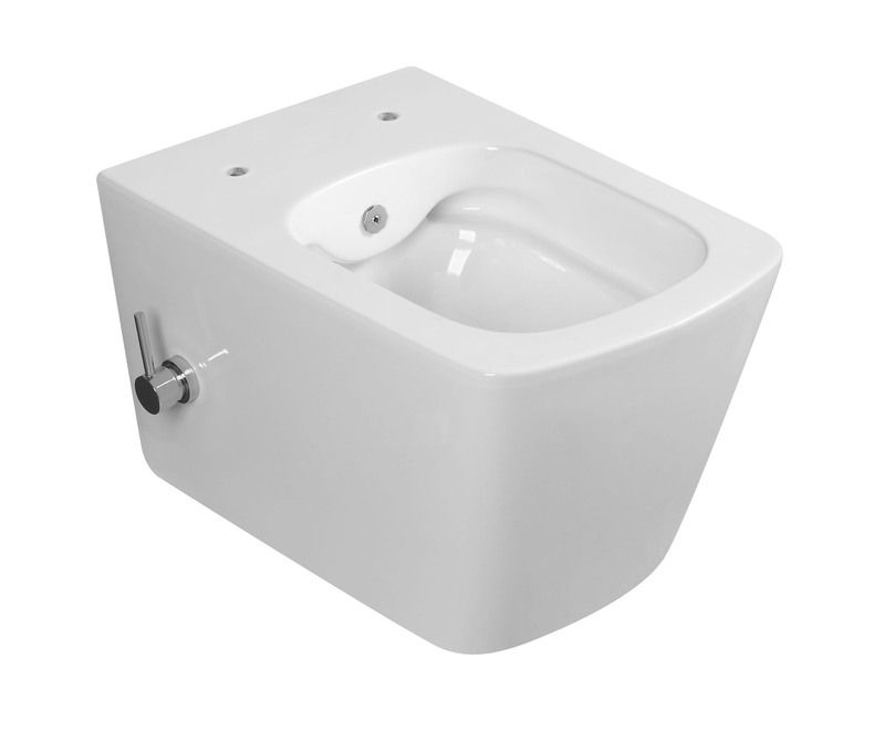 Унітаз підвісний PREMIUM QUADRO-1301-R з функцією біде (510х350х345мм) RIMLESS MIXXUS