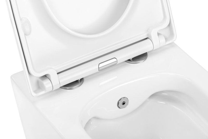 Унітаз підвісний PREMIUM QUADRO-1301-R з функцією біде (510х350х345мм) RIMLESS MIXXUS