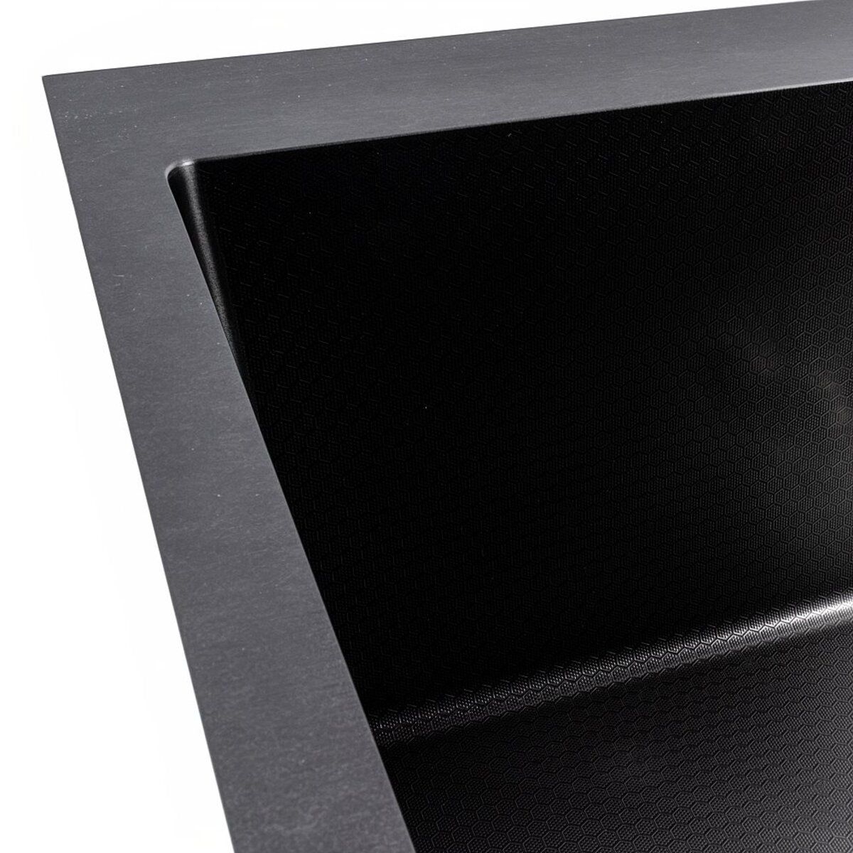 Мийка кухонна Handmade 7050 (3,0\0,8) PVD Black Decor VALESO