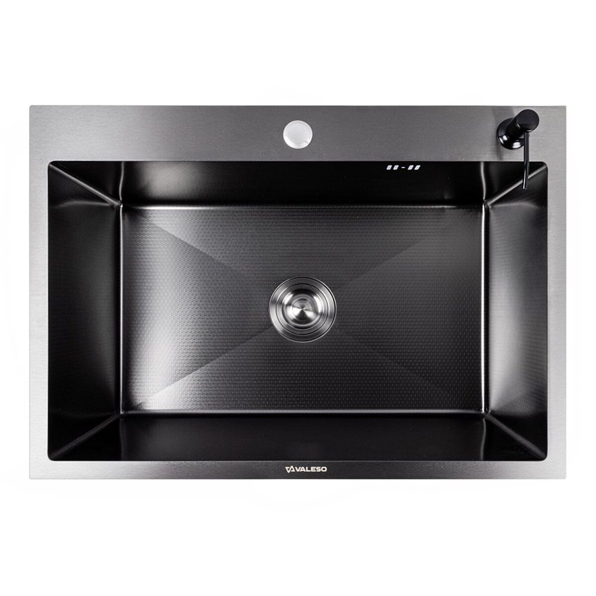 Мийка кухонна Handmade 7050 (3,0\0,8) PVD Black Decor VALESO