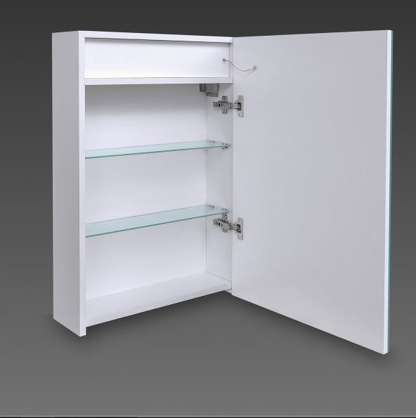 Дзеркальна шафа G14-50 (50х75см) з LED підсвіткою Seria A