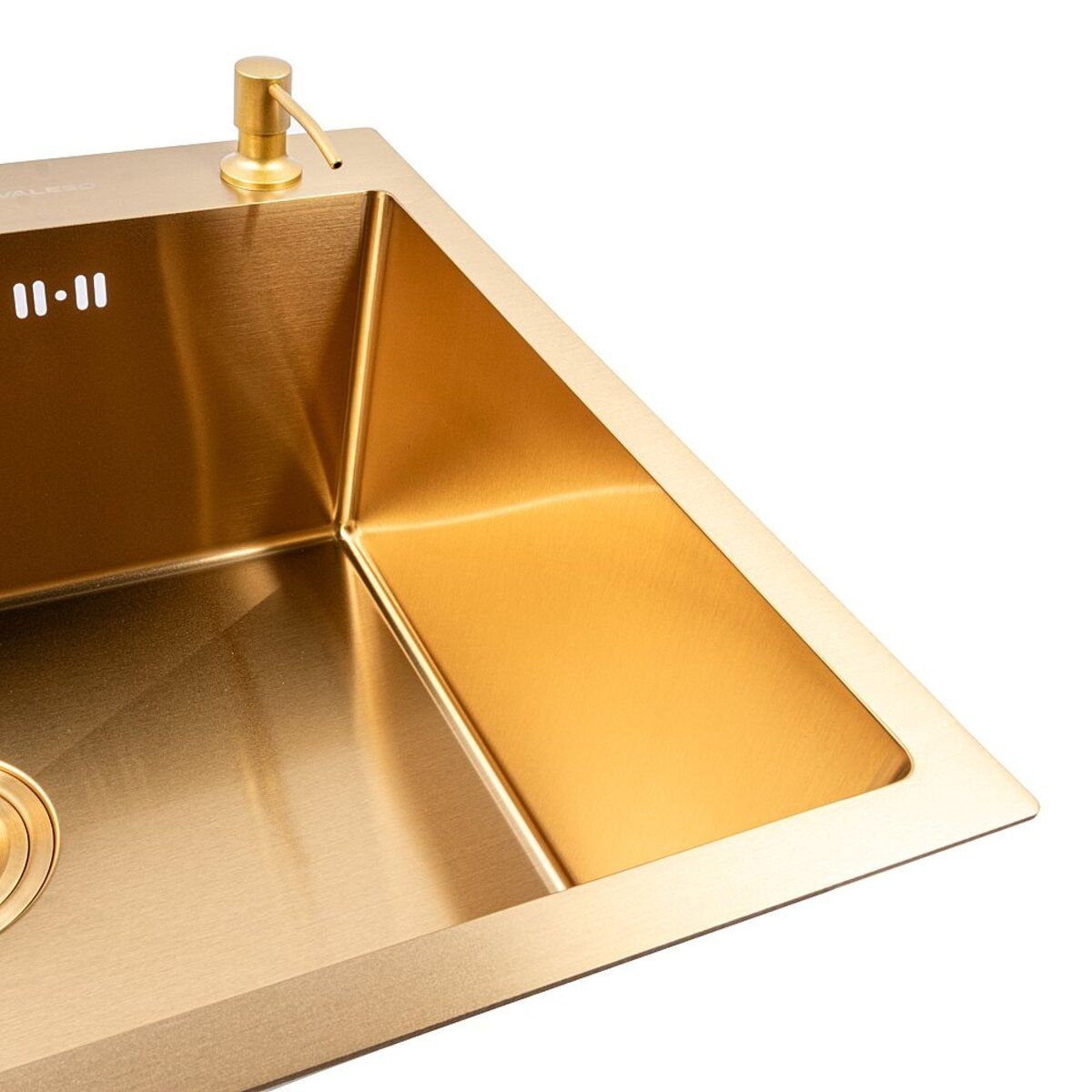 Кухонна мийка Handmade 6050 (3.0\0.8) PVD GOLD VALESO