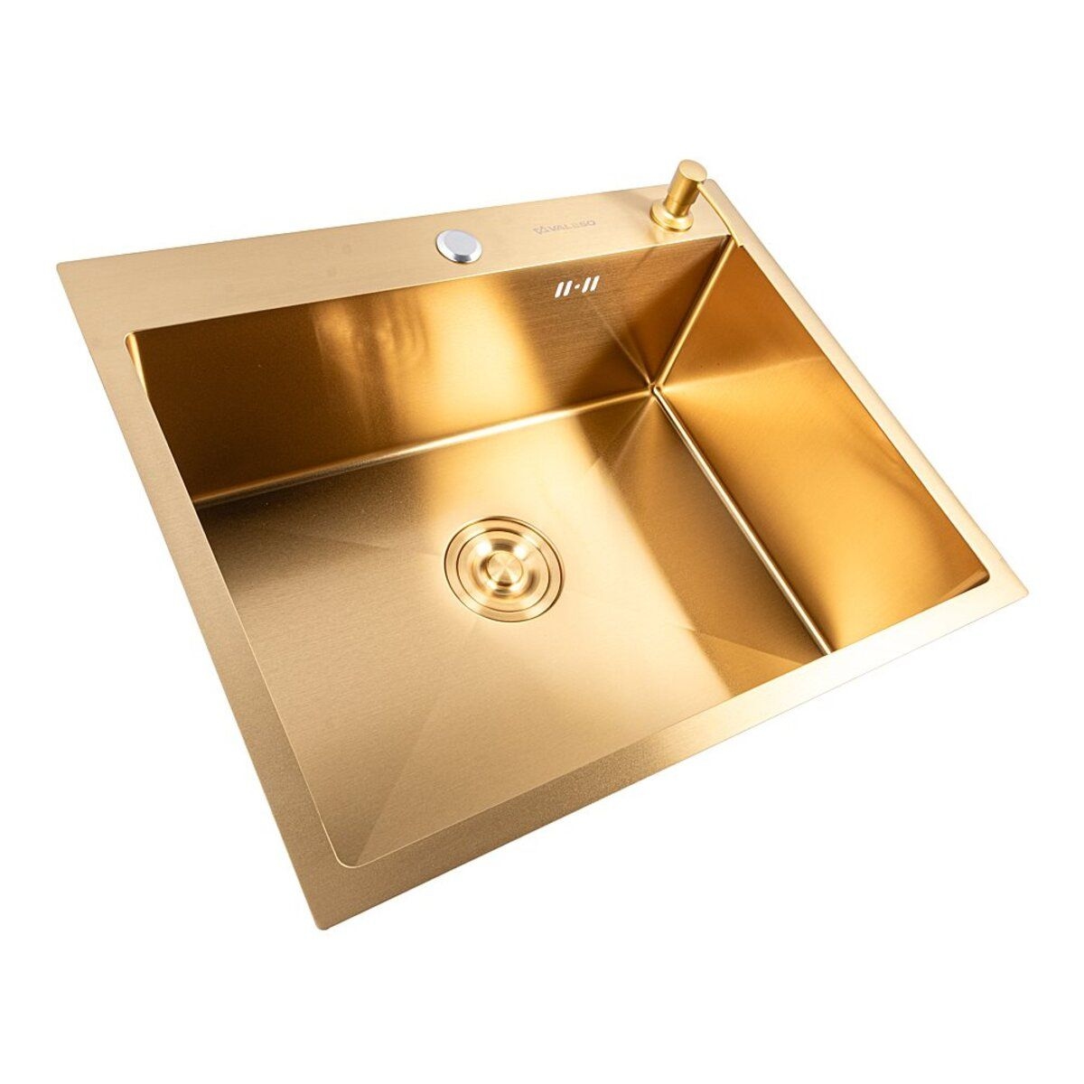 Кухонна мийка Handmade 6050 (3.0\0.8) PVD GOLD VALESO