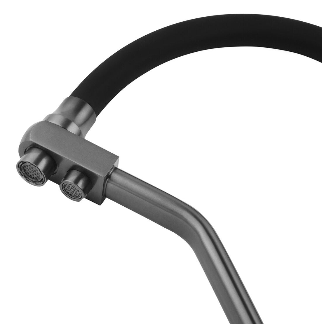 Змішувач для кухні KRP Klassish-PVD03817BLK PVD Black KRONER
