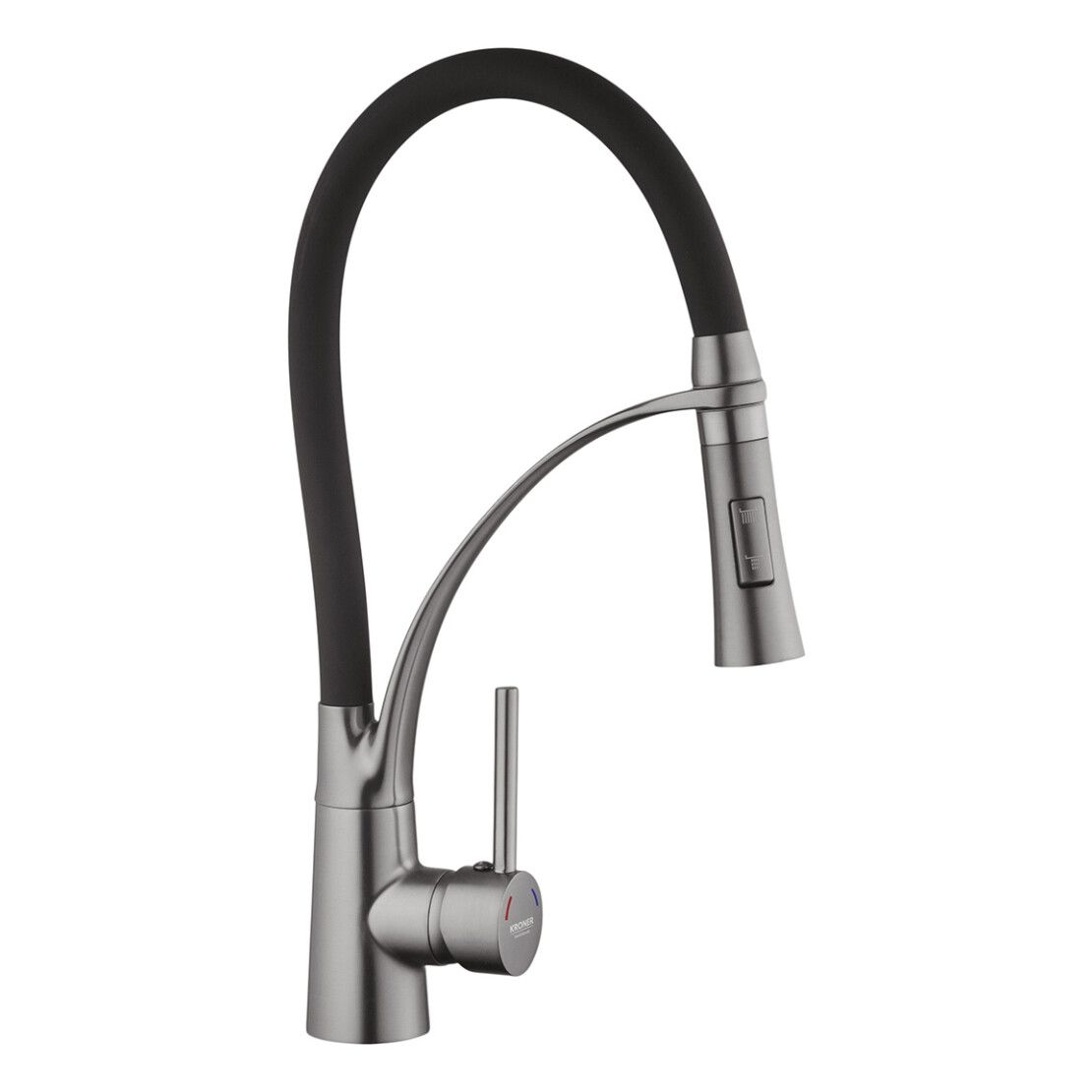 Змішувач для кухні Ersel-GRP03393BLK PVD Black KRONER
