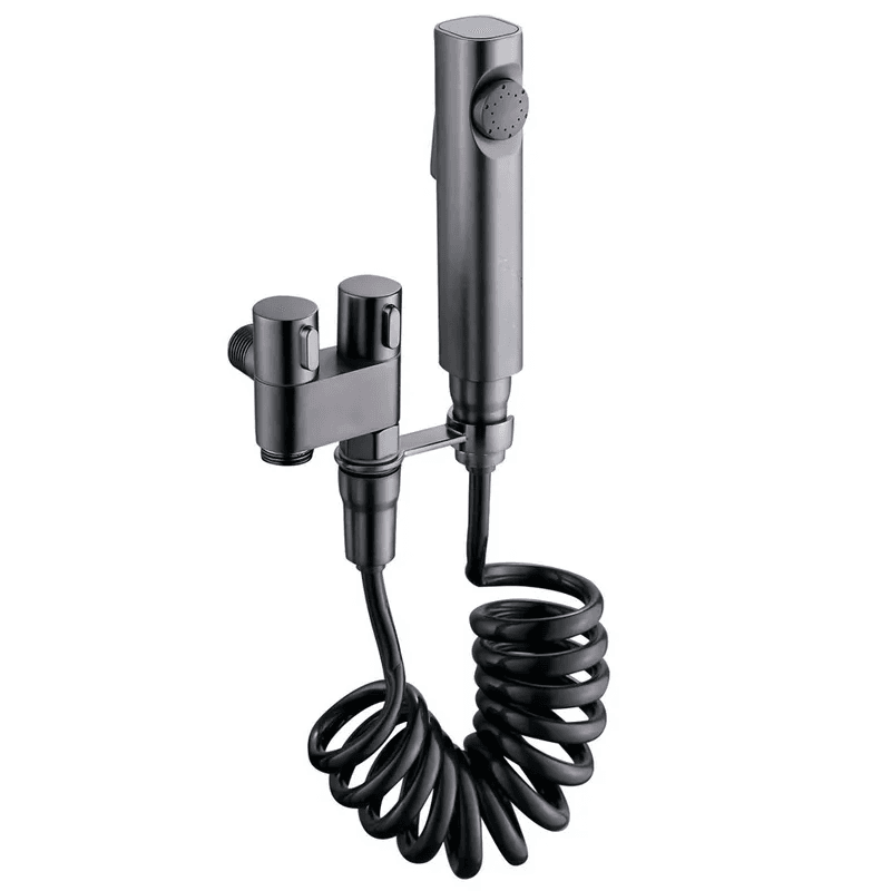 Монокран AVT-01 GRAPHITE (з лійкой) PVD Black MIXXUS
