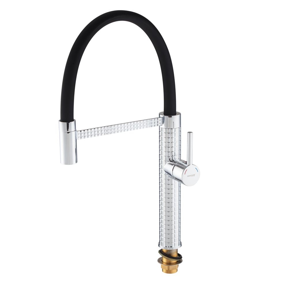 Змішувач для кухні PREMIUM OLIWER 017 REFL.BLACK Хром MIXXUS