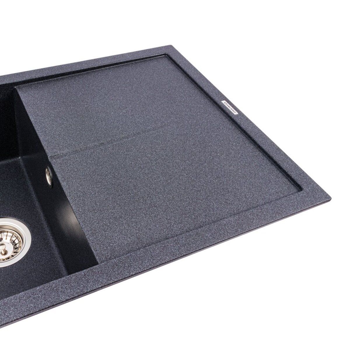 Мийка кухонна гранітна 7950 MAGNUM матова (Карбон) VALESO