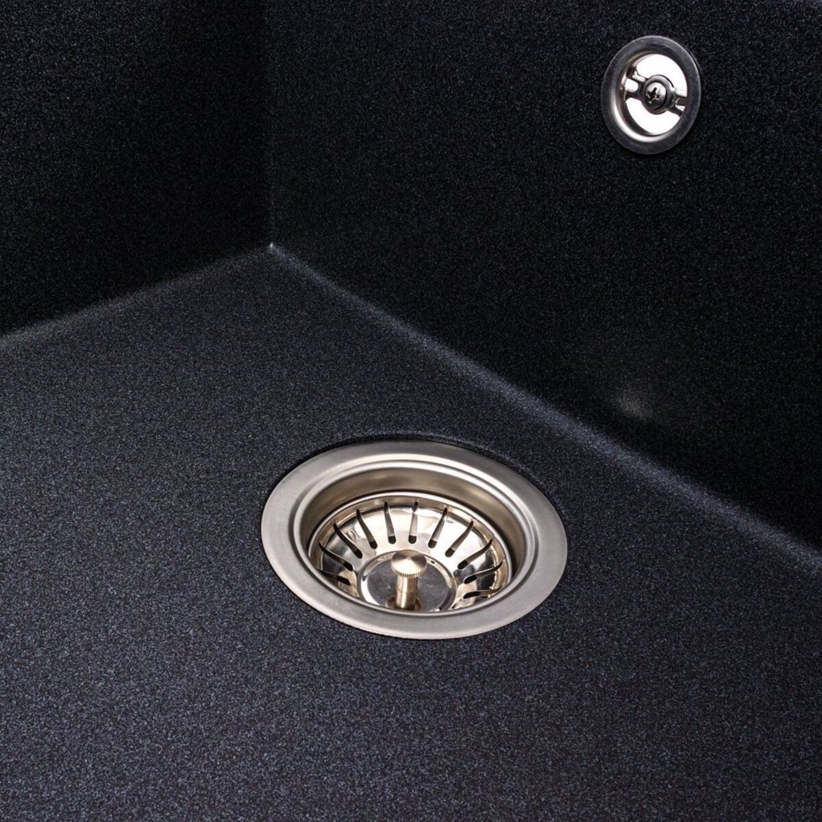 Мийка кухонна гранітна 7950 MAGNUM матова (Карбон) VALESO