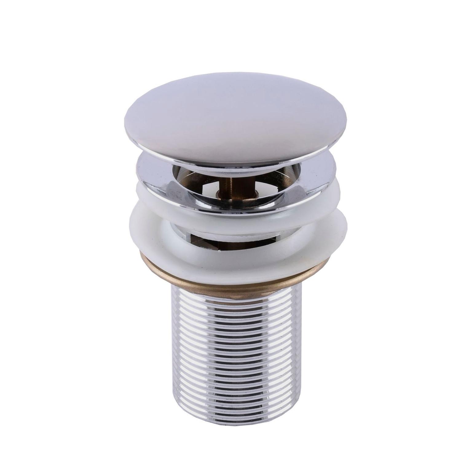 Донний клапан HG15-03А (клик клак) с переливом Хром Globus Lux