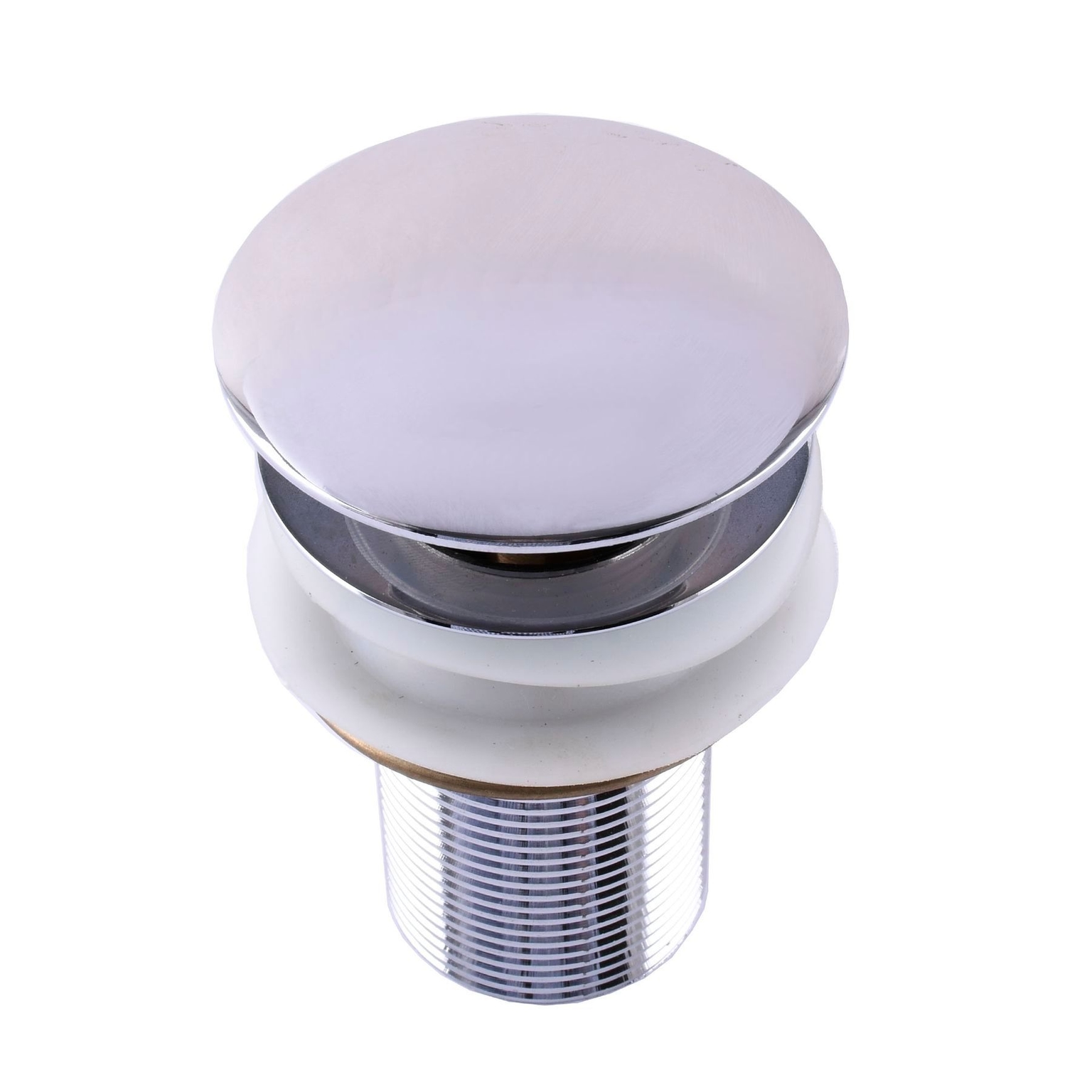 Донний клапан HG15-03А (клик клак) с переливом Хром Globus Lux