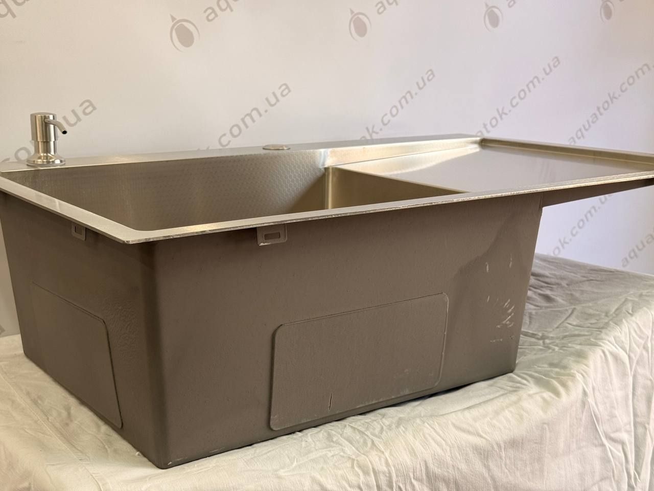 Мийка кухонна Handmade HM 7848 L (3,0\0,8) Ліва Satin Decor KRAFT