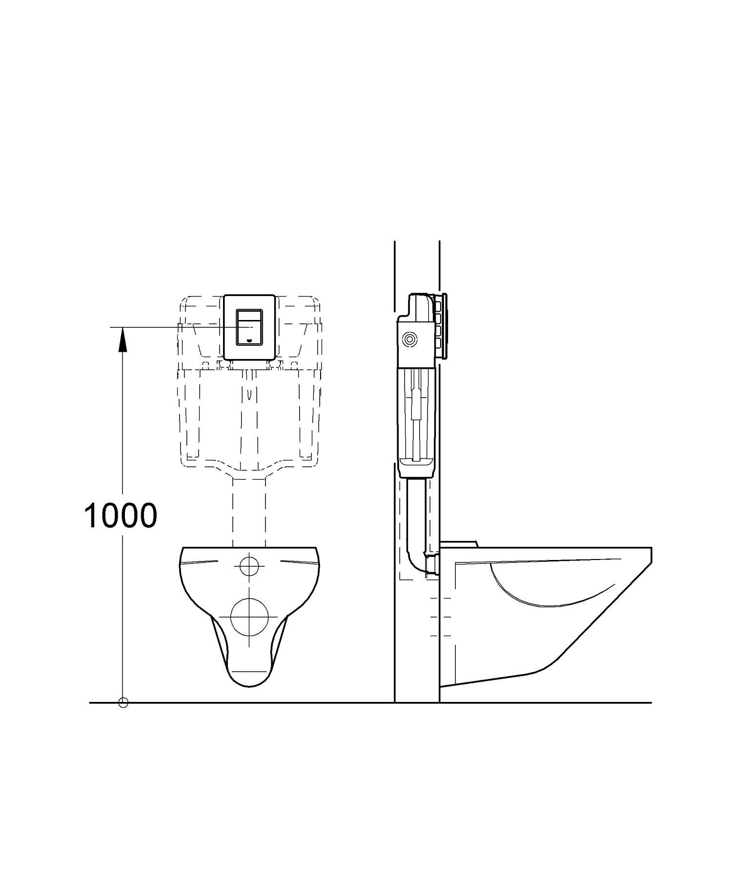 Панель для інсталяції квадр (492579045) Білий GROHE