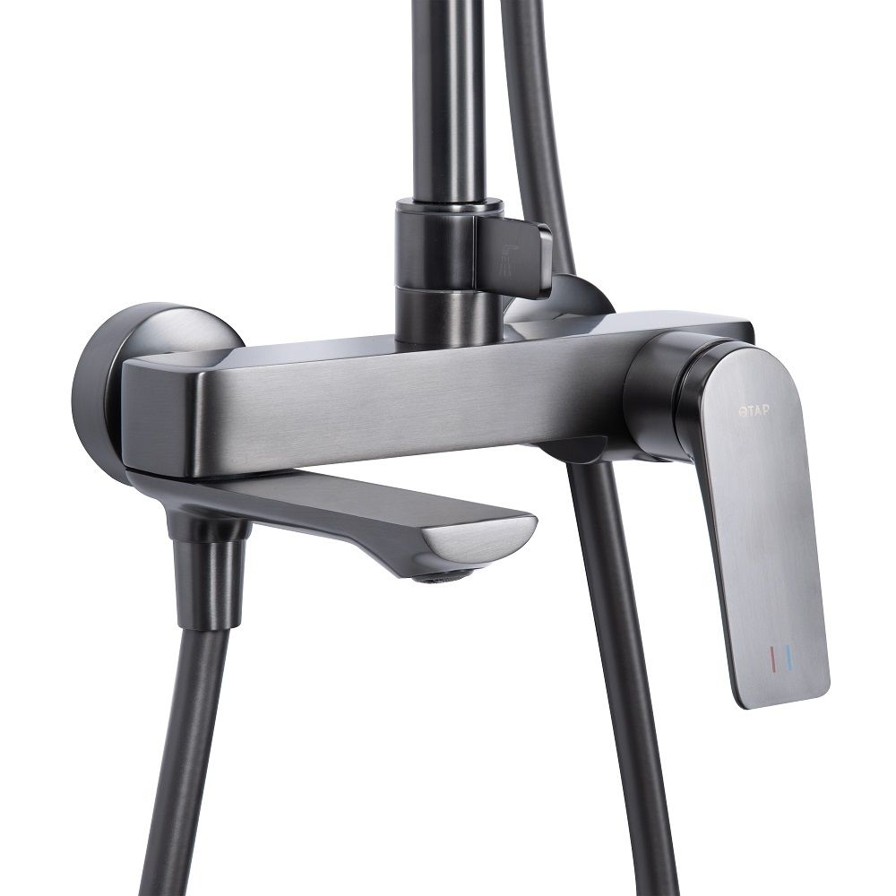 Душова система Vlasta QTVLA111GMB45651 PVD Black QTAP