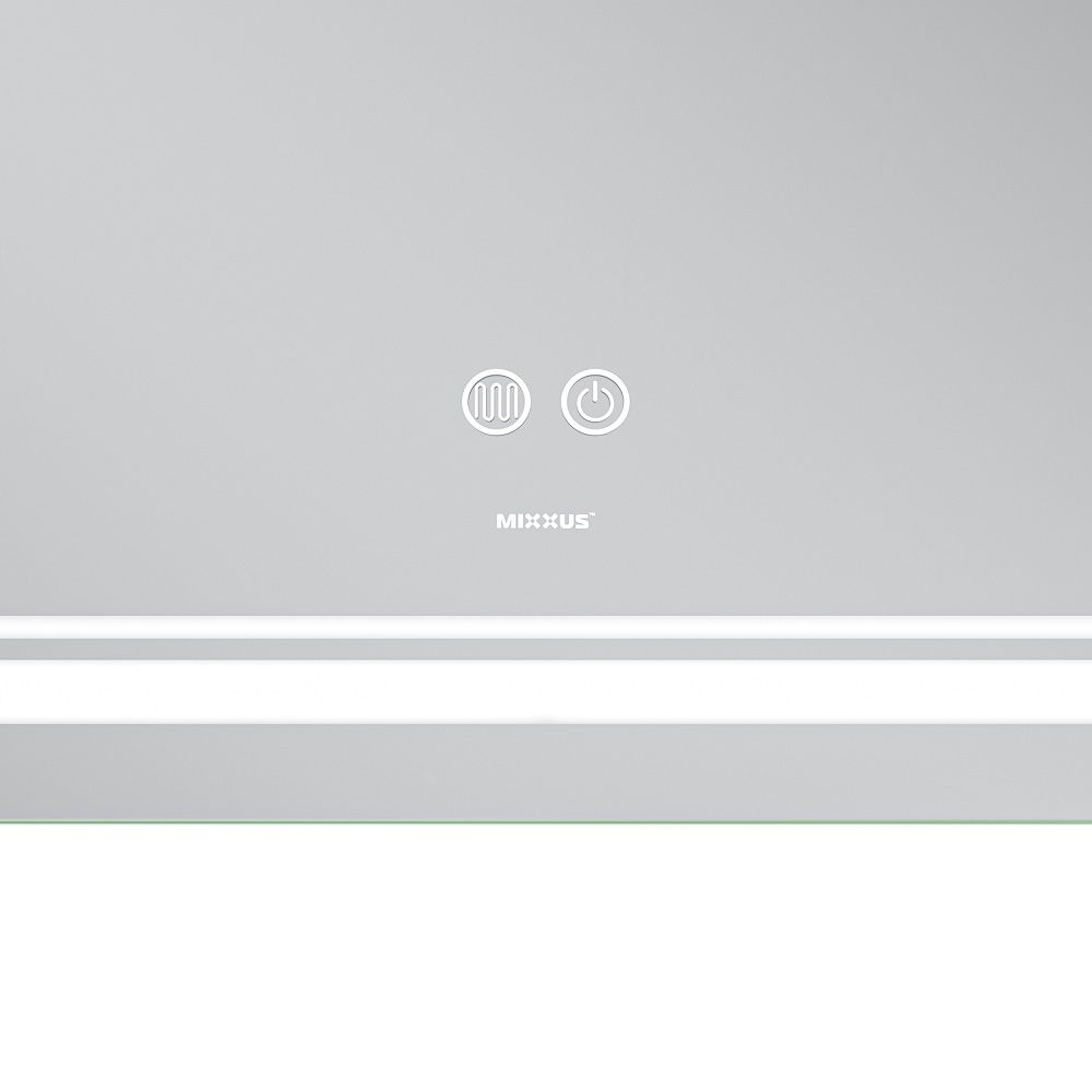 Дзеркало LED підсвіткою Premium QUADRO MR20-10080 Anti-Fog MIXXUS