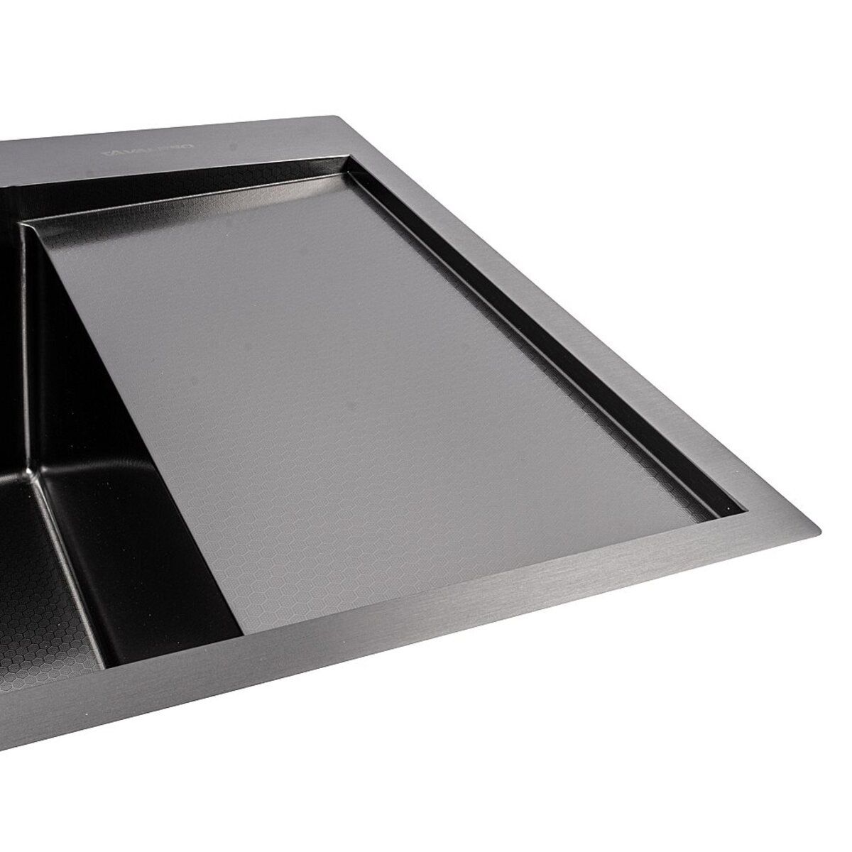 Мийка кухонна Handmade СМ 6550 L (3,0\0,8) Ліва PVD Black Decor VALESO