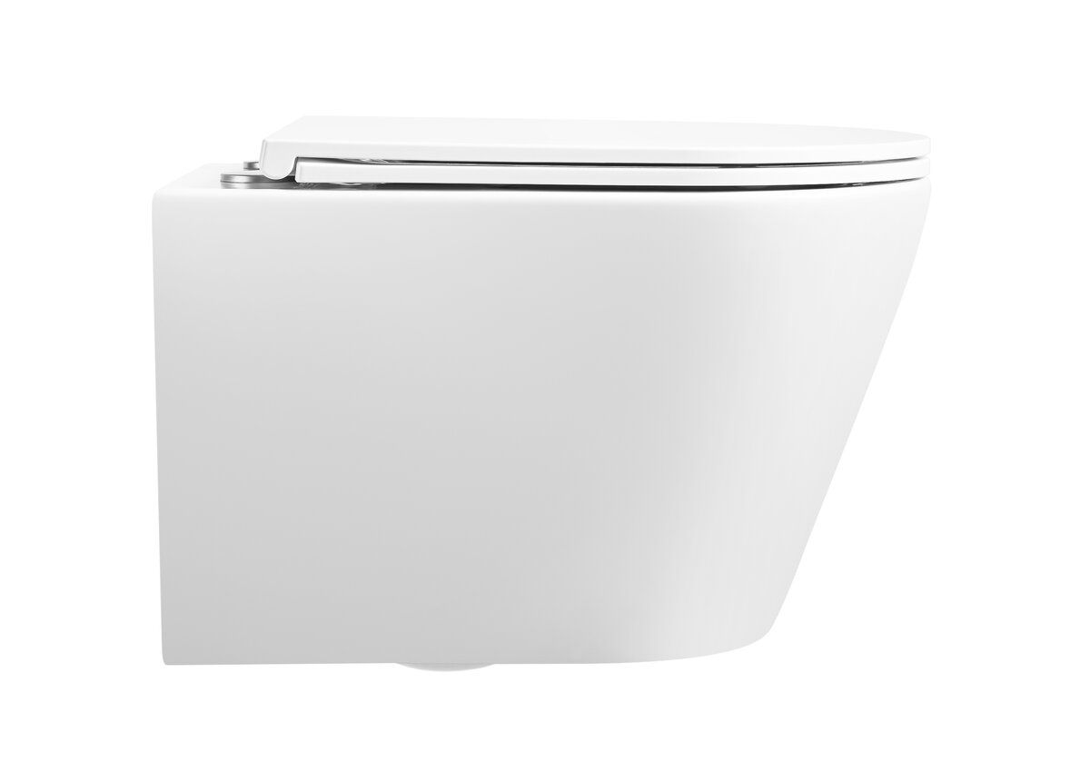 Унітаз підвісний EDGE Rimless (490х360х370) Овал VENTA
