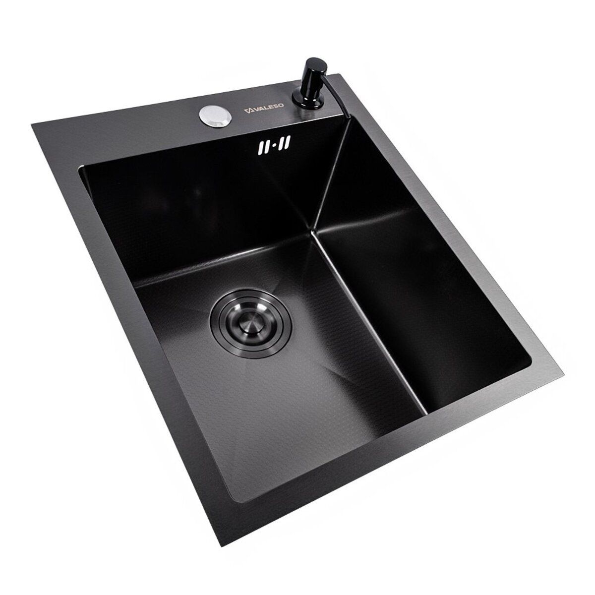 Мийка кухонна Handmade 4050 (3,0\0,8) PVD Black Decor VALESO