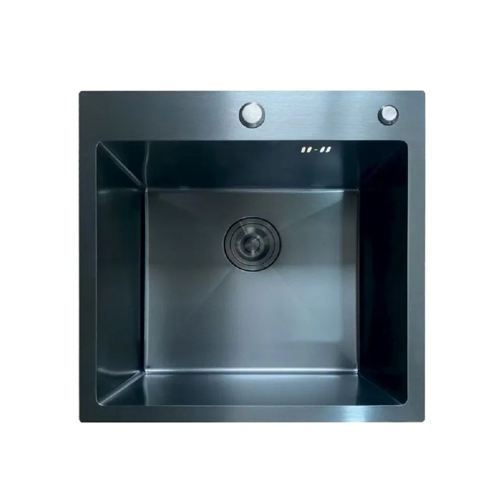 Мийка кухонна Handmade MH5050 (3.0\0.8) PVD Black Decor MIXXUS