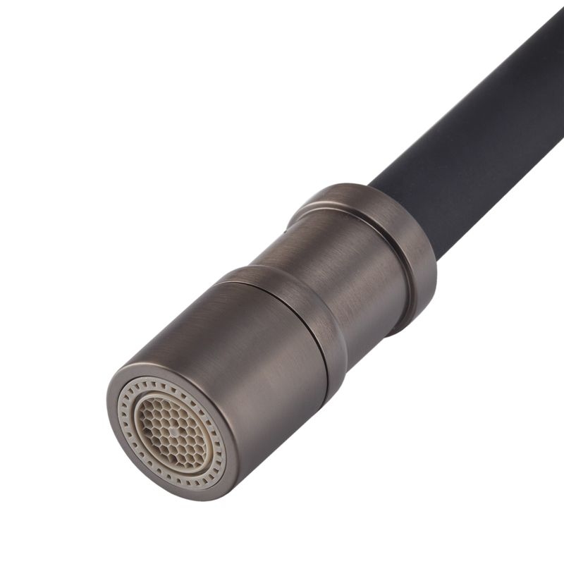 Змішувач для кухні KI-70033-07 (чорний вилив) PVD Black KOER