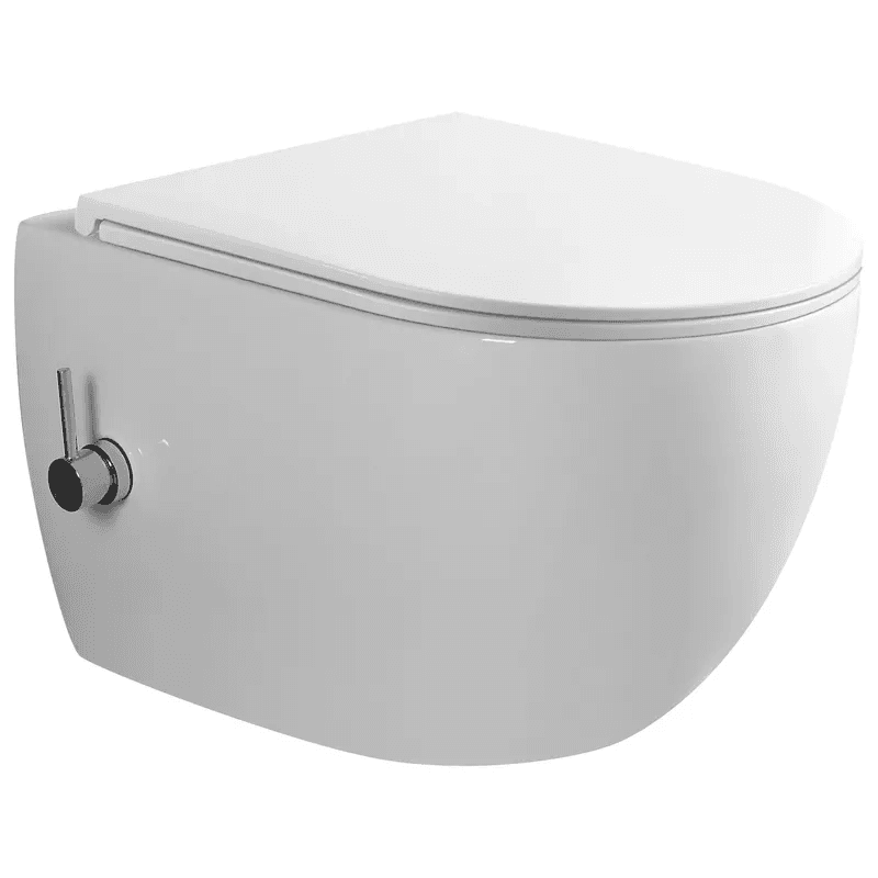 Унітаз підвісний PREMIUM ELLIPSE-1301-R з функцією біде (500х365х350мм) RIMLESS MIXXUS
