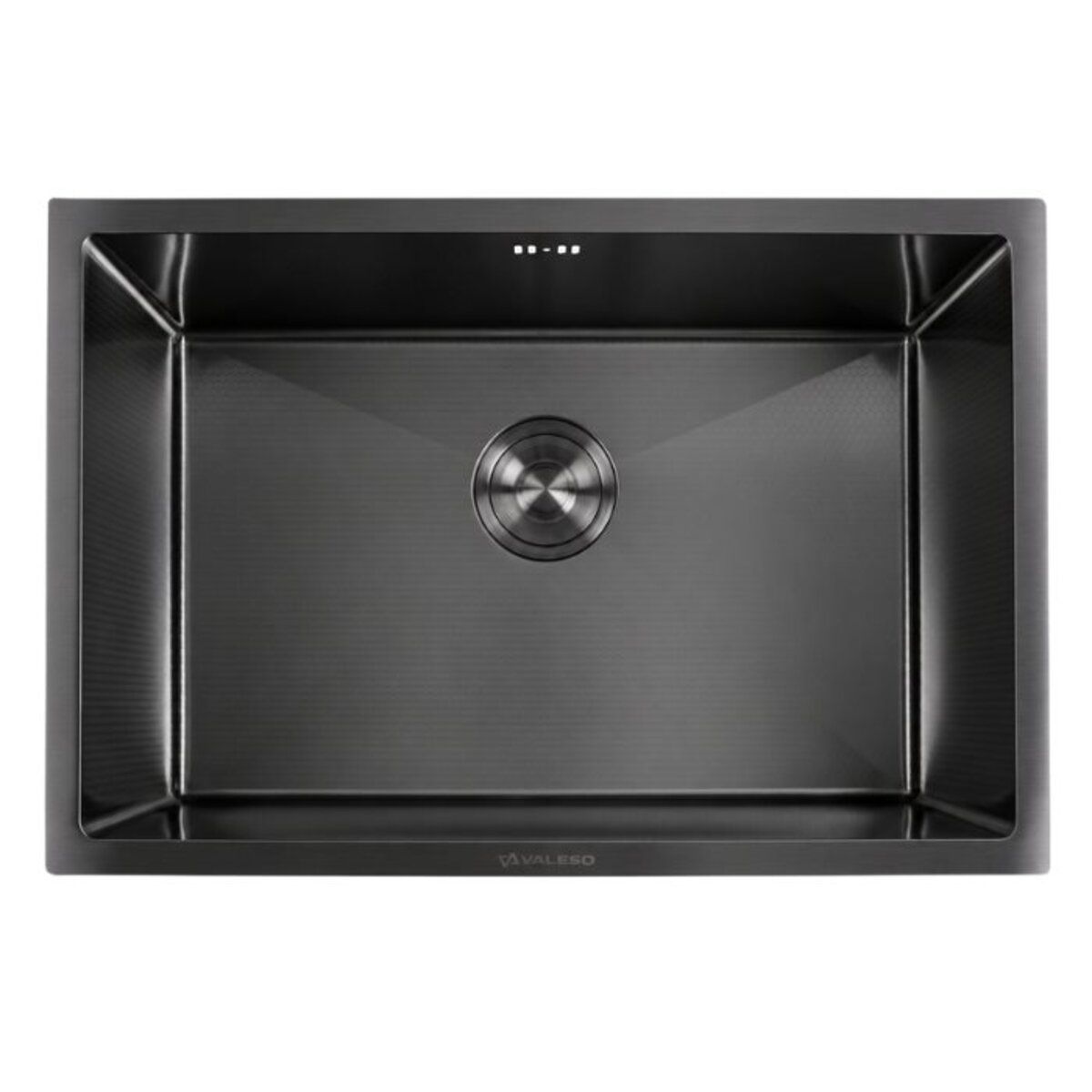 Мийка кухонна Handmade 6544 (3,0\1,0) під столешню PVD Black Decor VALESO